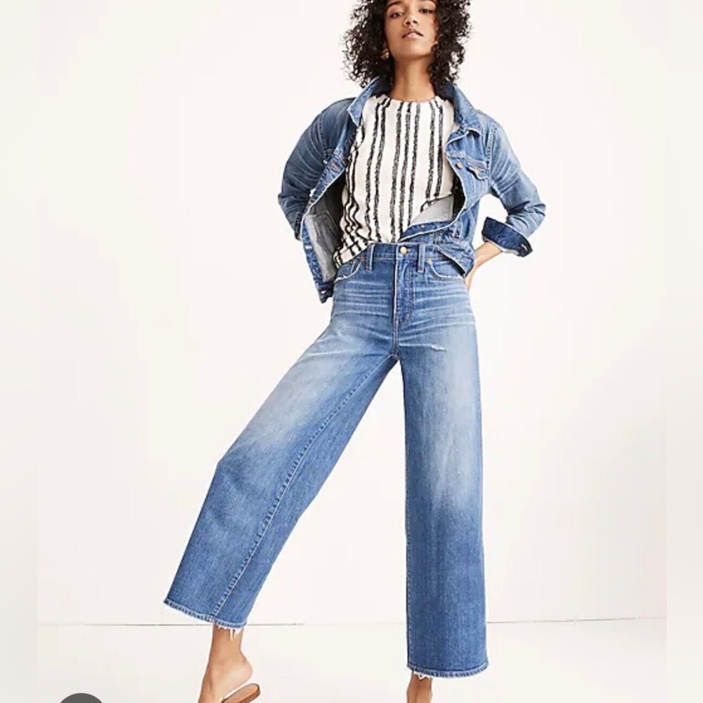 Madewell Slim Wide Leg Crop 24P